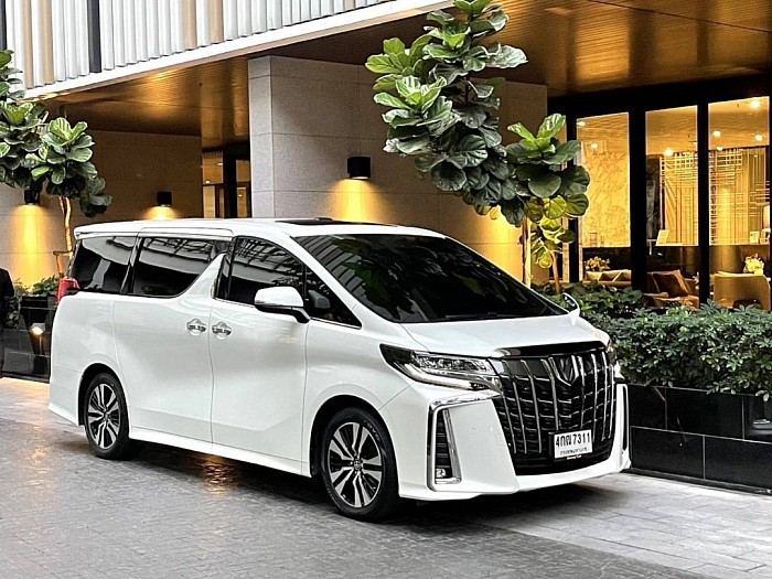 รูปรถตัวอย่าง alphard ให้บริการ